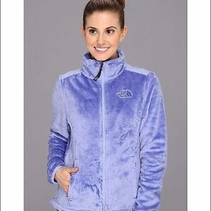 North face Purple Zip Up Fleece